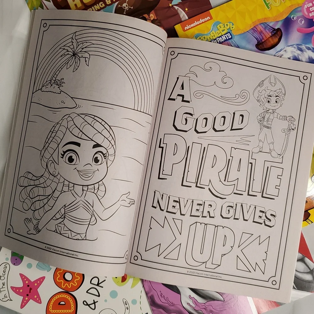 Pirate & Ocean Themed Kids Activity‎ Book Set
